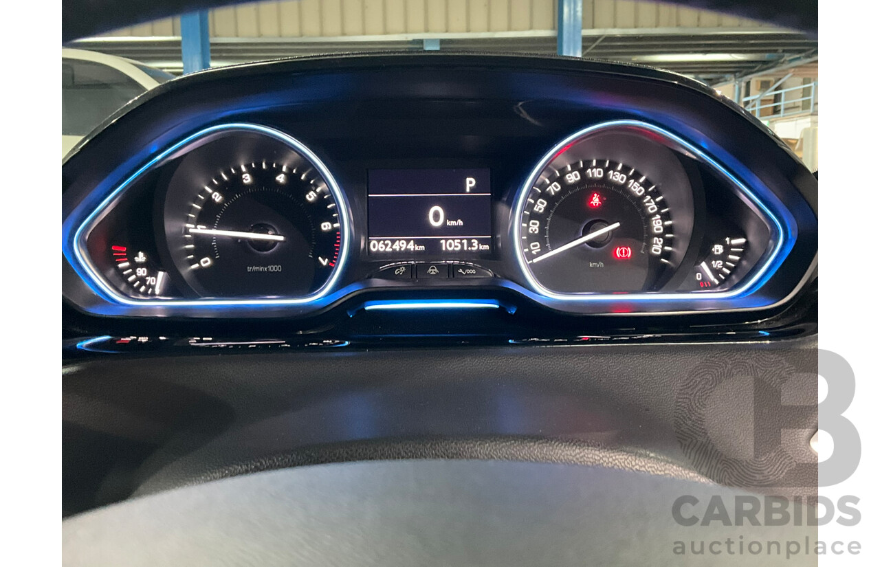 08/2013 Peugeot 208 Allure Premium 5d Hatchback Black 1.6L