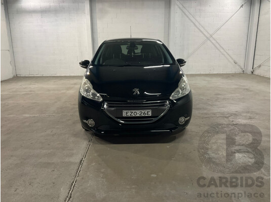 08/2013 Peugeot 208 Allure Premium 5d Hatchback Black 1.6L