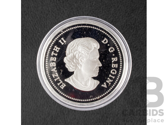 Canada 2004 Silver Proof Dollar, Poppy Remembrance .999