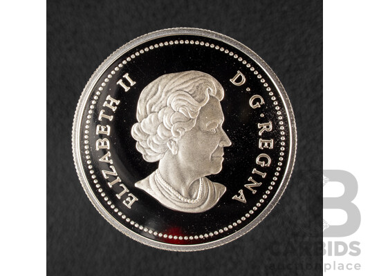 Canada 2004 Silver Proof Dollar, Poppy Remembrance .999