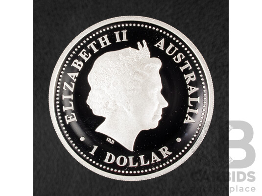 Niue Perth Mint 2009 Silver One Dollar Coin, Australian Antarctic Territory, South Magnetic Pole .999