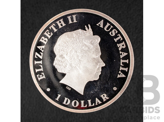 Australian Perth Mint 2011 Silver One Dollar Coin, Australian Antarctic Territory, Killer Whale .999