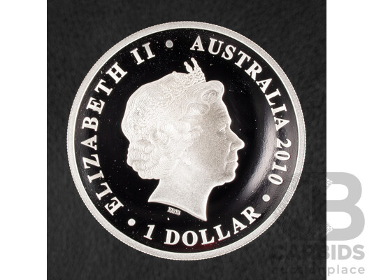 Australian Perth Mint 2010 Silver One Dollar Coin, Lachlan Macquarie Governor of NSW .999