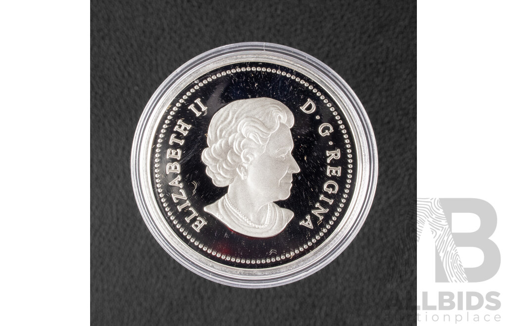 Canada 2004 Silver Proof Dollar, Poppy Remembrance .999