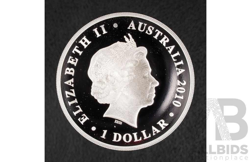 Australian Perth Mint 2010 Silver One Dollar Coin, Lachlan Macquarie Governor of NSW .999