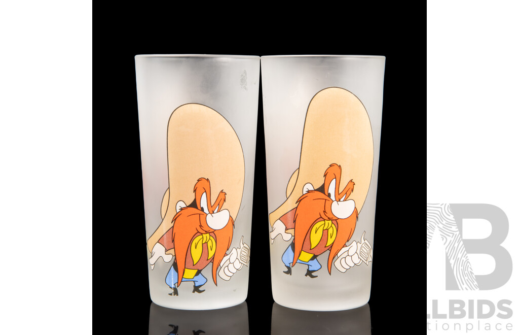 Pair of 1994 Warner Bros Yosemite Sam Glasses