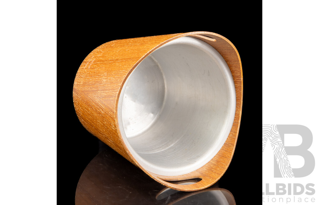 Retro Teak Ice Bucket, Circa 1970s