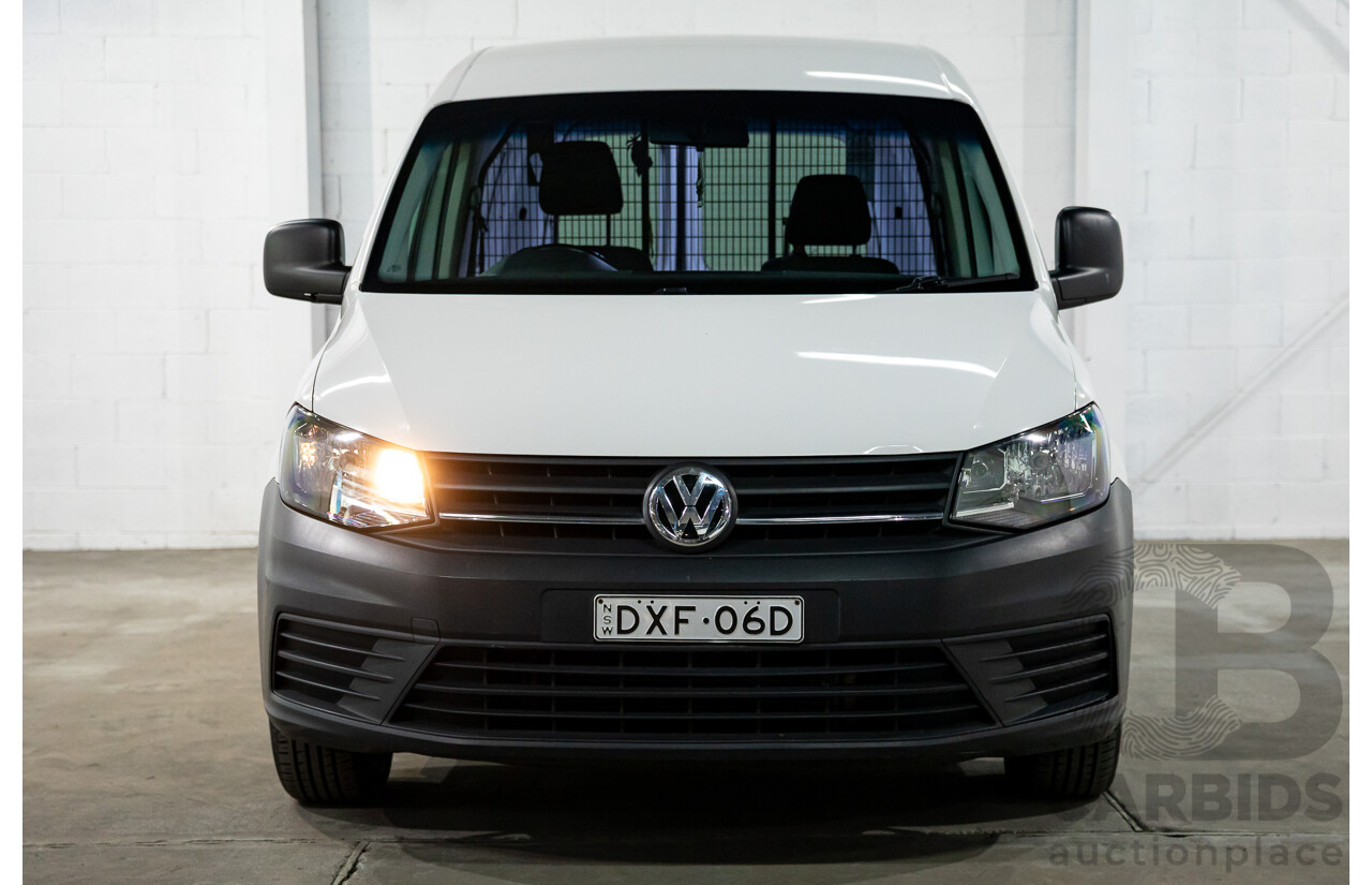 05/2018 Volkswagen Caddy SWB TDI250 2K MY18 3D Van White Turbo Diesel 2.0L