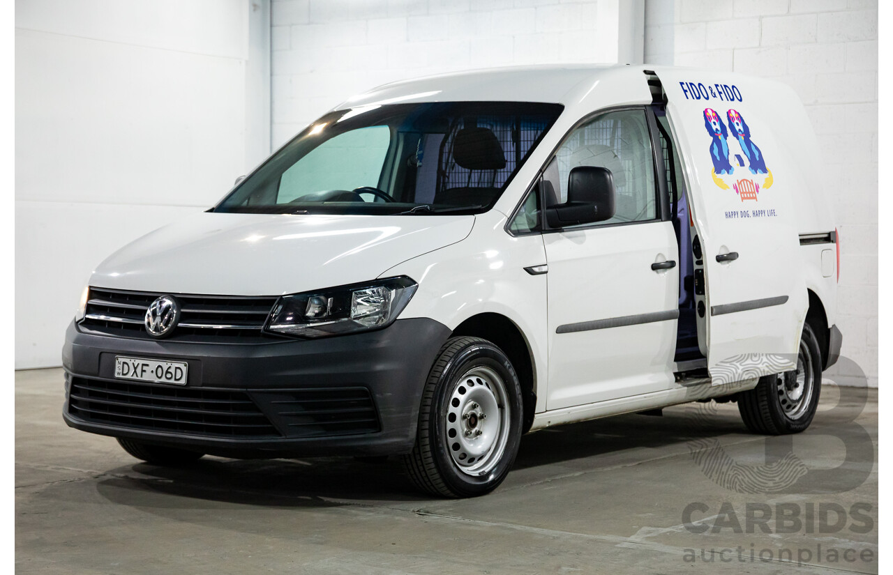 05/2018 Volkswagen Caddy SWB TDI250 2K MY18 3D Van White Turbo Diesel 2.0L
