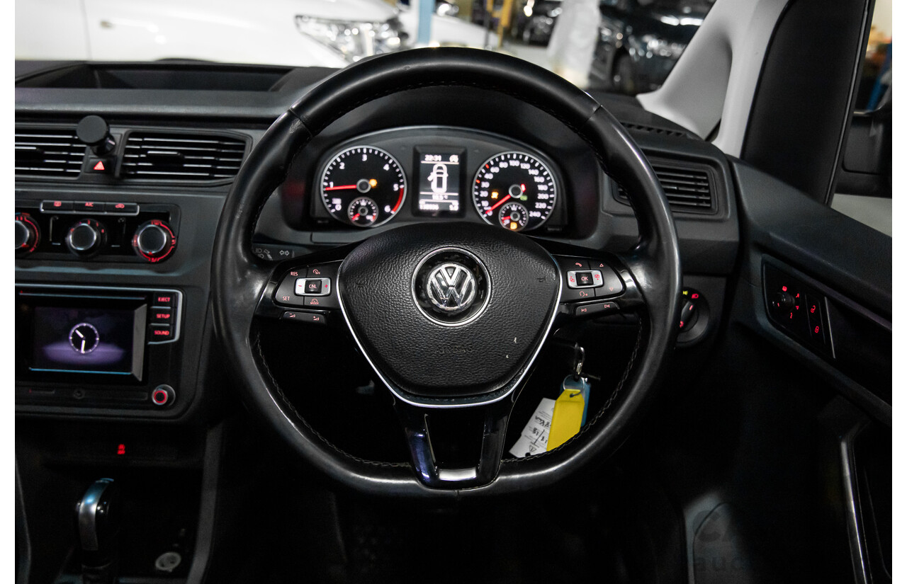 05/2018 Volkswagen Caddy SWB TDI250 2K MY18 3D Van White Turbo Diesel 2.0L