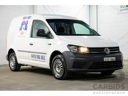 05/2018 Volkswagen Caddy SWB TDI250 2K MY18 3D Van White Turbo Diesel 2.0L