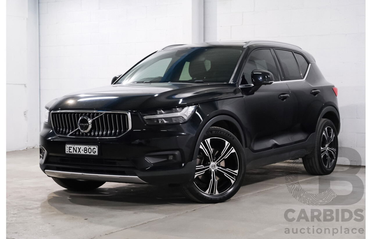06/2021 Volvo XC40 T4 Inscription (AWD) 536 MY21 4d Wagon Black Turbo Diesel 2.0L