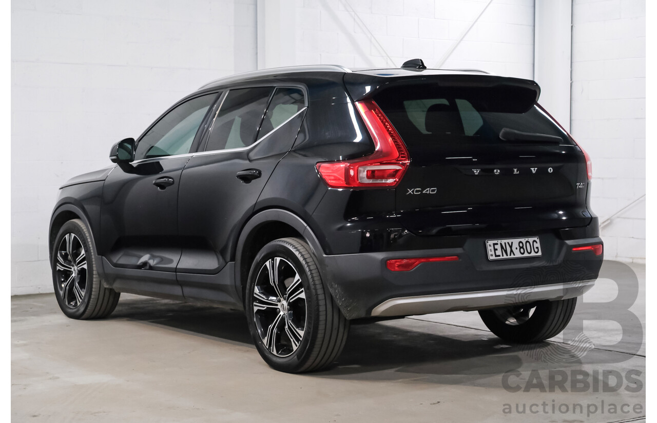 06/2021 Volvo XC40 T4 Inscription (AWD) 536 MY21 4d Wagon Black Turbo Diesel 2.0L