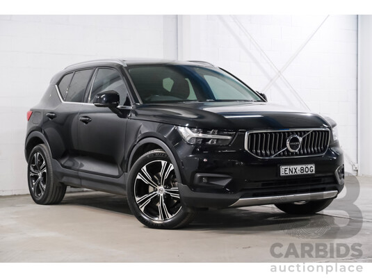 06/2021 Volvo XC40 T4 Inscription (AWD) 536 MY21 4d Wagon Black Turbo Diesel 2.0L