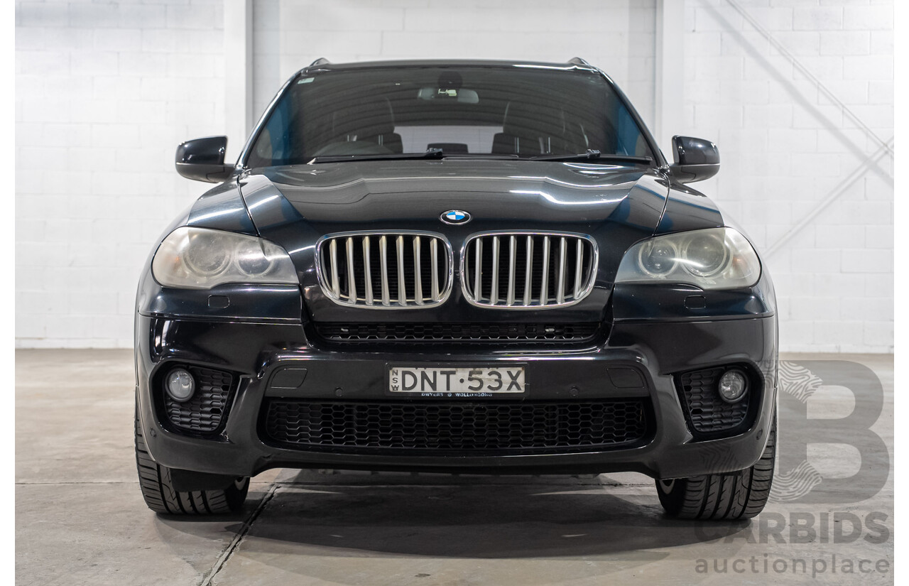 08/2010 BMW X5 xDrive 40d Sport 4x4 E70 MY10 4d Wagon Black Sapphire Metallic Turbo Diesel 3.0