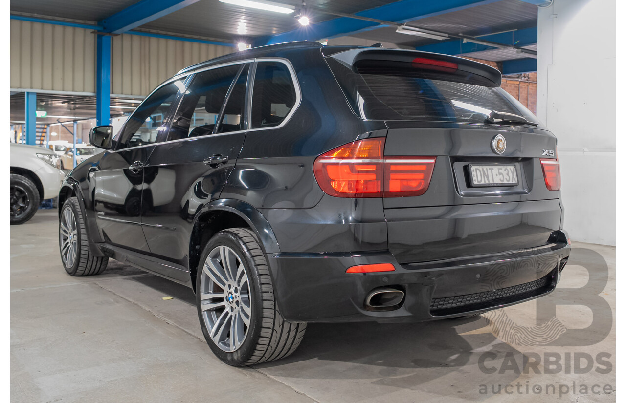 08/2010 BMW X5 xDrive 40d Sport 4x4 E70 MY10 4d Wagon Black Sapphire Metallic Turbo Diesel 3.0