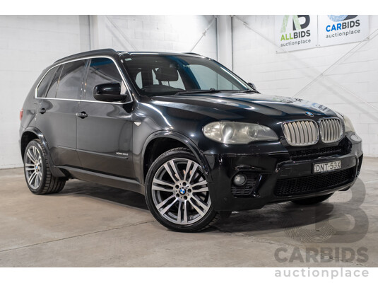 08/2010 BMW X5 xDrive 40d Sport 4x4 E70 MY10 4d Wagon Black Sapphire Metallic Turbo Diesel 3.0