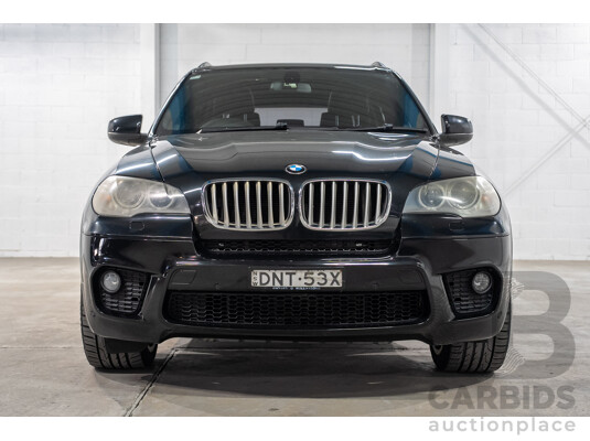 08/2010 BMW X5 xDrive 40d Sport 4x4 E70 MY10 4d Wagon Black Sapphire Metallic Turbo Diesel 3.0