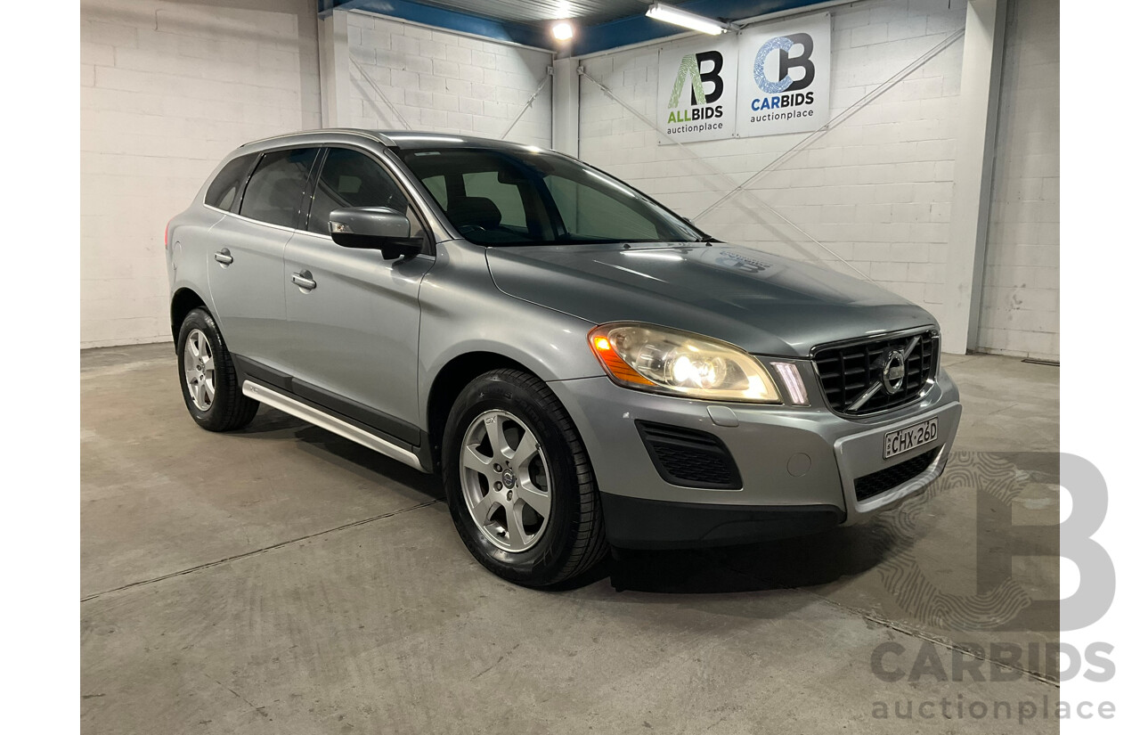 08/2012 Volvo XC60 D4 Teknik DZ MY13 4D Wagon Silver Turbo Diesel 2.0L