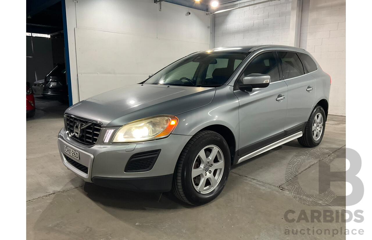 08/2012 Volvo XC60 D4 Teknik DZ MY13 4D Wagon Silver Turbo Diesel 2.0L