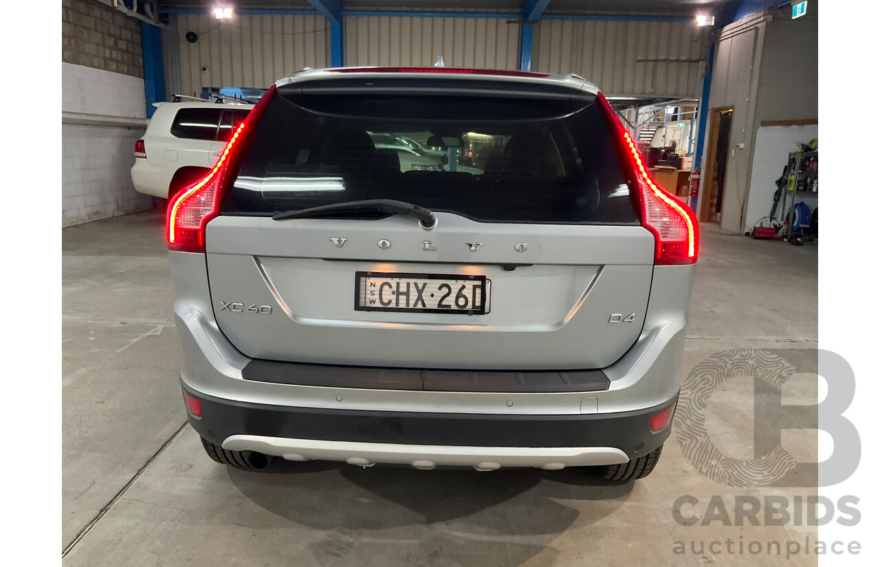 08/2012 Volvo XC60 D4 Teknik DZ MY13 4D Wagon Silver Turbo Diesel 2.0L