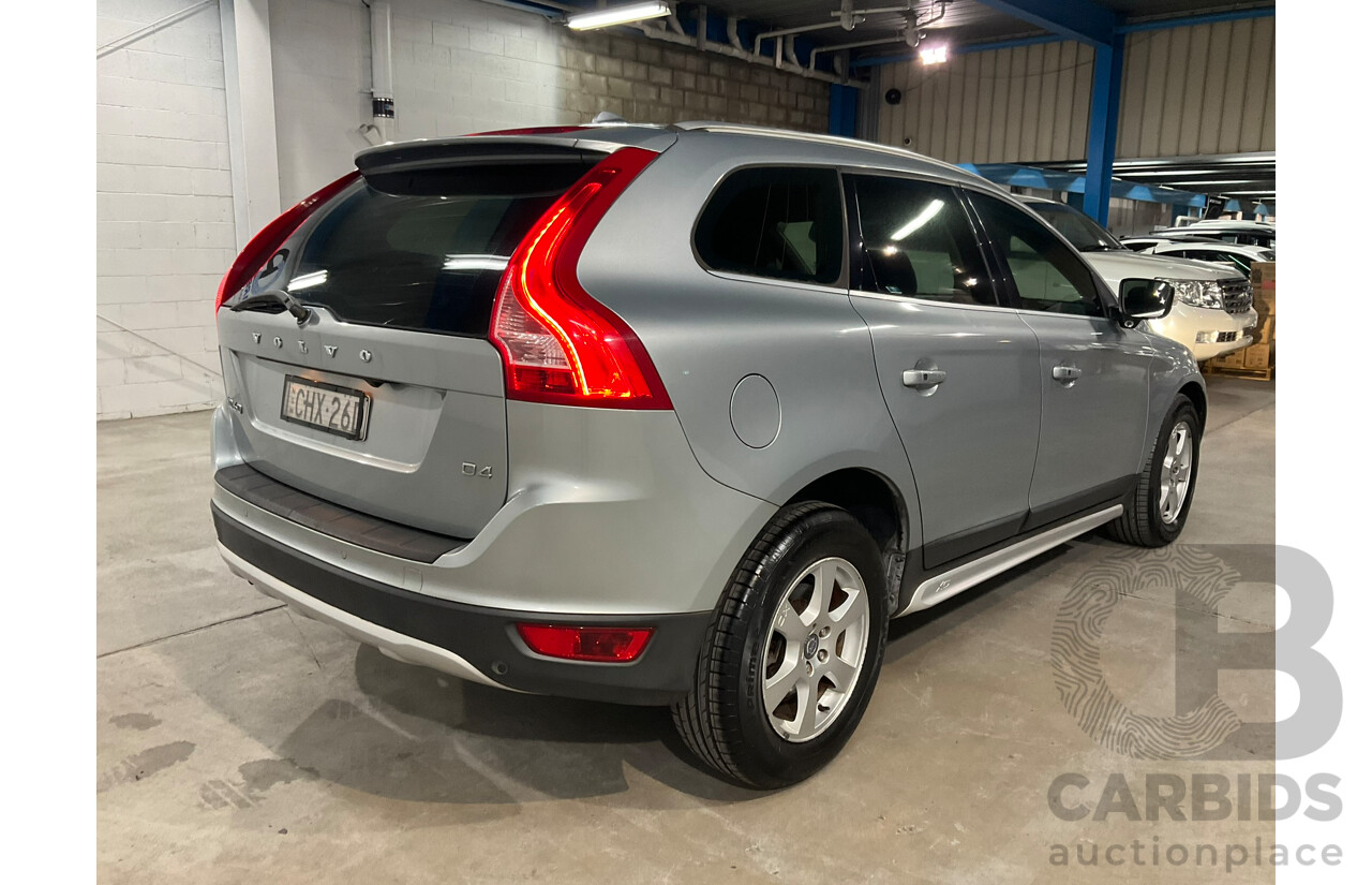 08/2012 Volvo XC60 D4 Teknik DZ MY13 4D Wagon Silver Turbo Diesel 2.0L