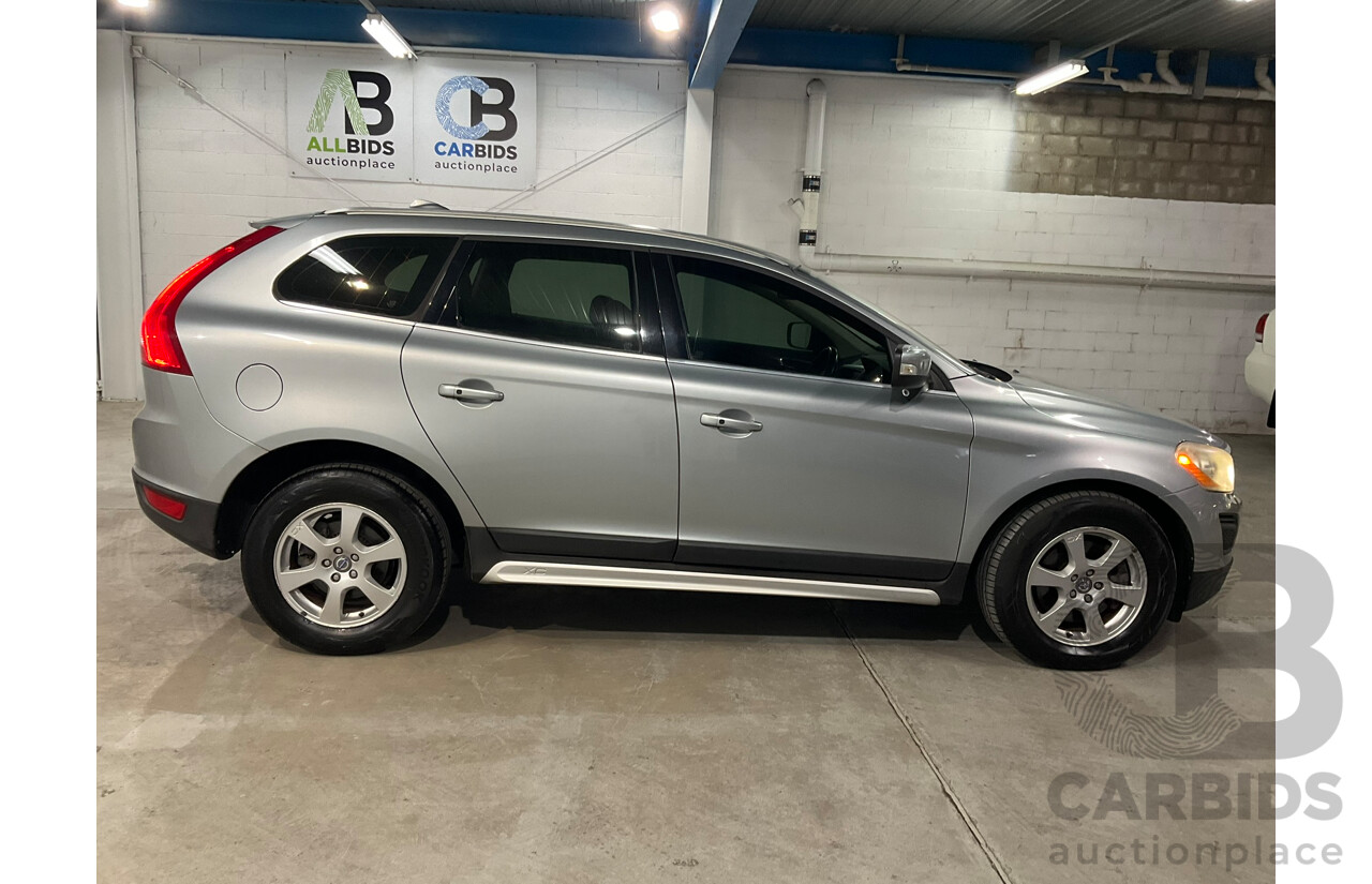 08/2012 Volvo XC60 D4 Teknik DZ MY13 4D Wagon Silver Turbo Diesel 2.0L