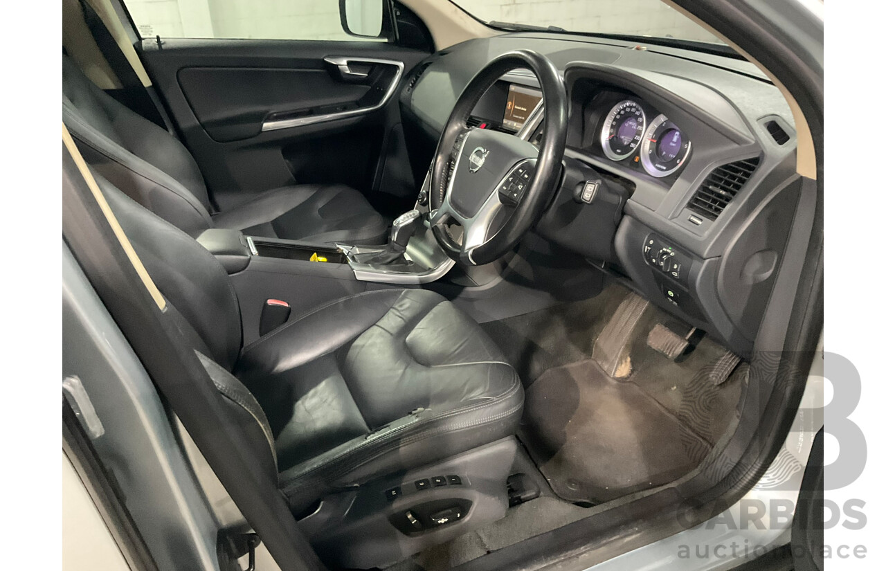 08/2012 Volvo XC60 D4 Teknik DZ MY13 4D Wagon Silver Turbo Diesel 2.0L