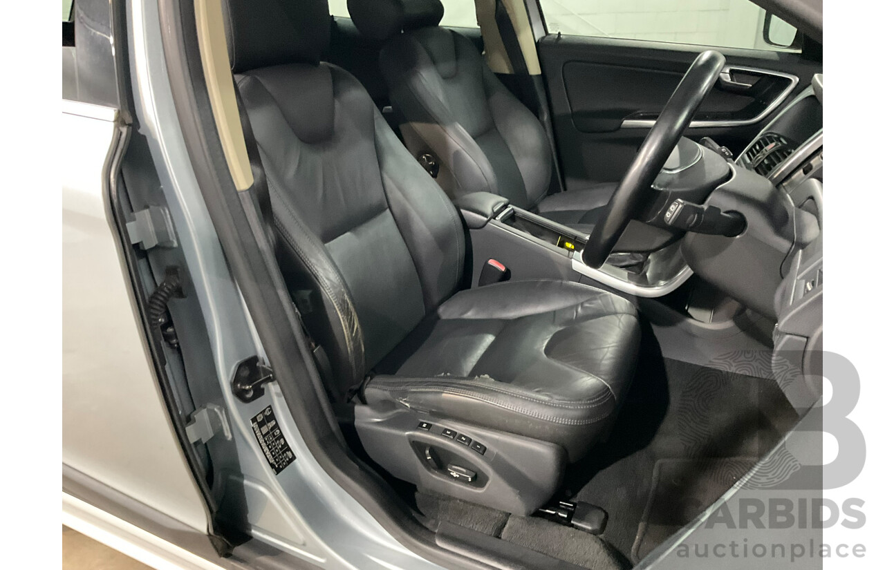 08/2012 Volvo XC60 D4 Teknik DZ MY13 4D Wagon Silver Turbo Diesel 2.0L