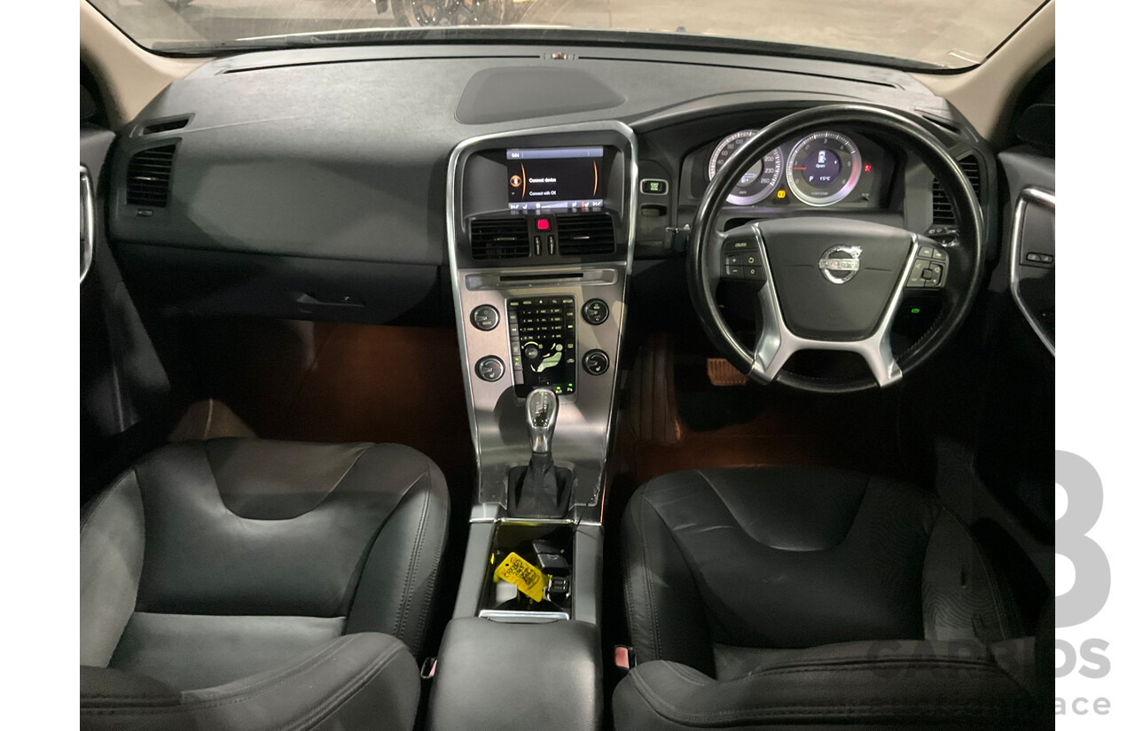 08/2012 Volvo XC60 D4 Teknik DZ MY13 4D Wagon Silver Turbo Diesel 2.0L