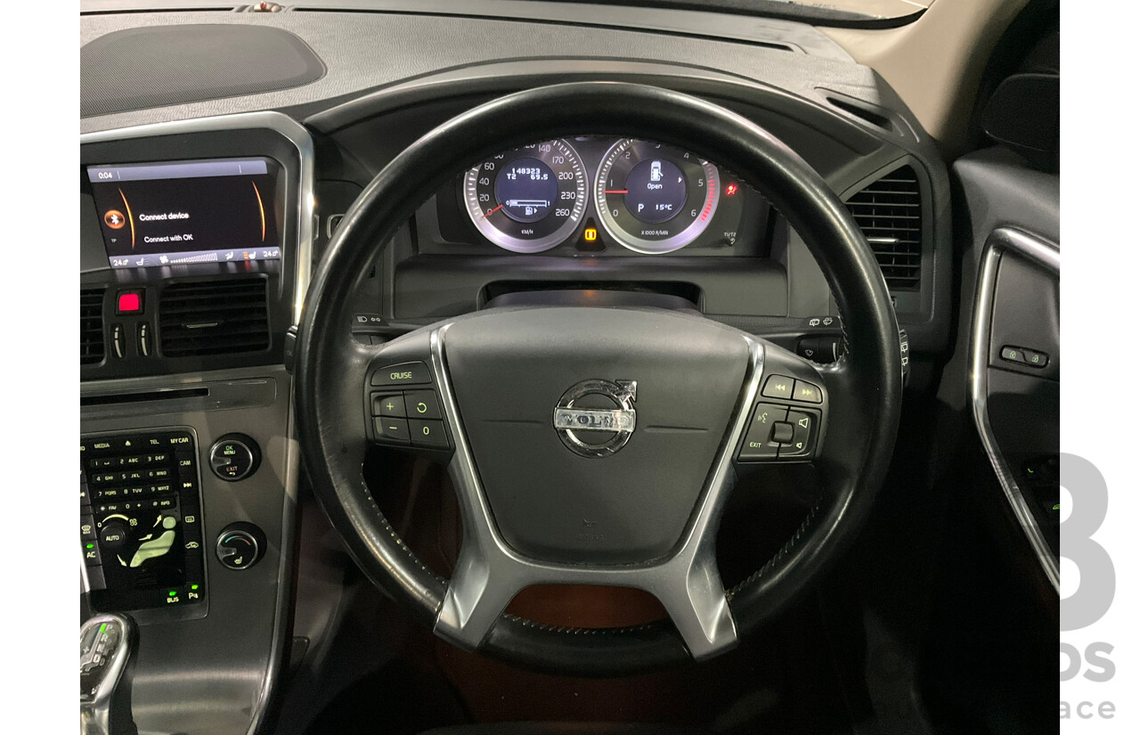 08/2012 Volvo XC60 D4 Teknik DZ MY13 4D Wagon Silver Turbo Diesel 2.0L