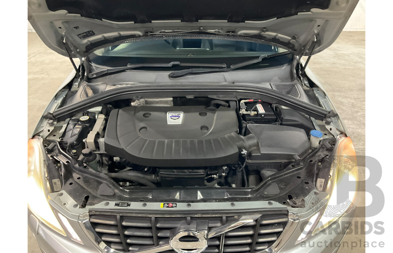 08/2012 Volvo XC60 D4 Teknik DZ MY13 4D Wagon Silver Turbo Diesel 2.0L