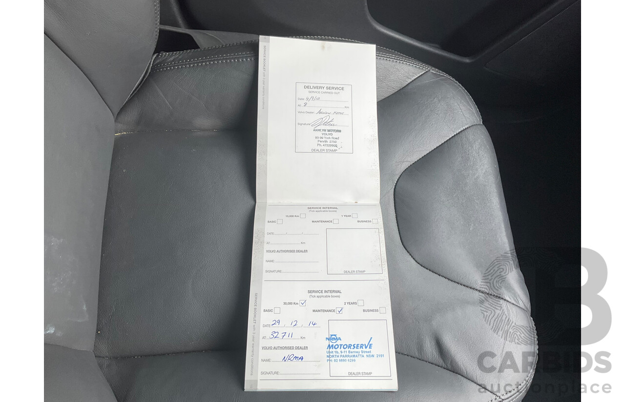 08/2012 Volvo XC60 D4 Teknik DZ MY13 4D Wagon Silver Turbo Diesel 2.0L