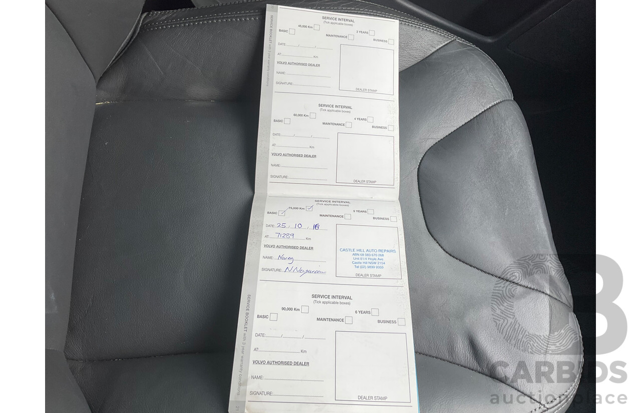 08/2012 Volvo XC60 D4 Teknik DZ MY13 4D Wagon Silver Turbo Diesel 2.0L