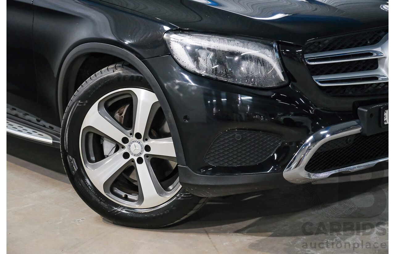 03/2016 Mercedes-Benz GLC 220d AWD 253 4d Wagon Obisidian Black Turbo Diesel 2.1L