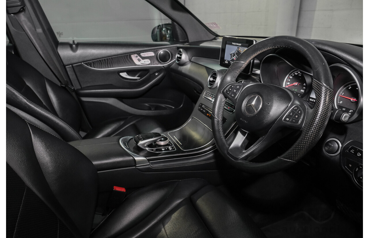 03/2016 Mercedes-Benz GLC 220d AWD 253 4d Wagon Obisidian Black Turbo Diesel 2.1L
