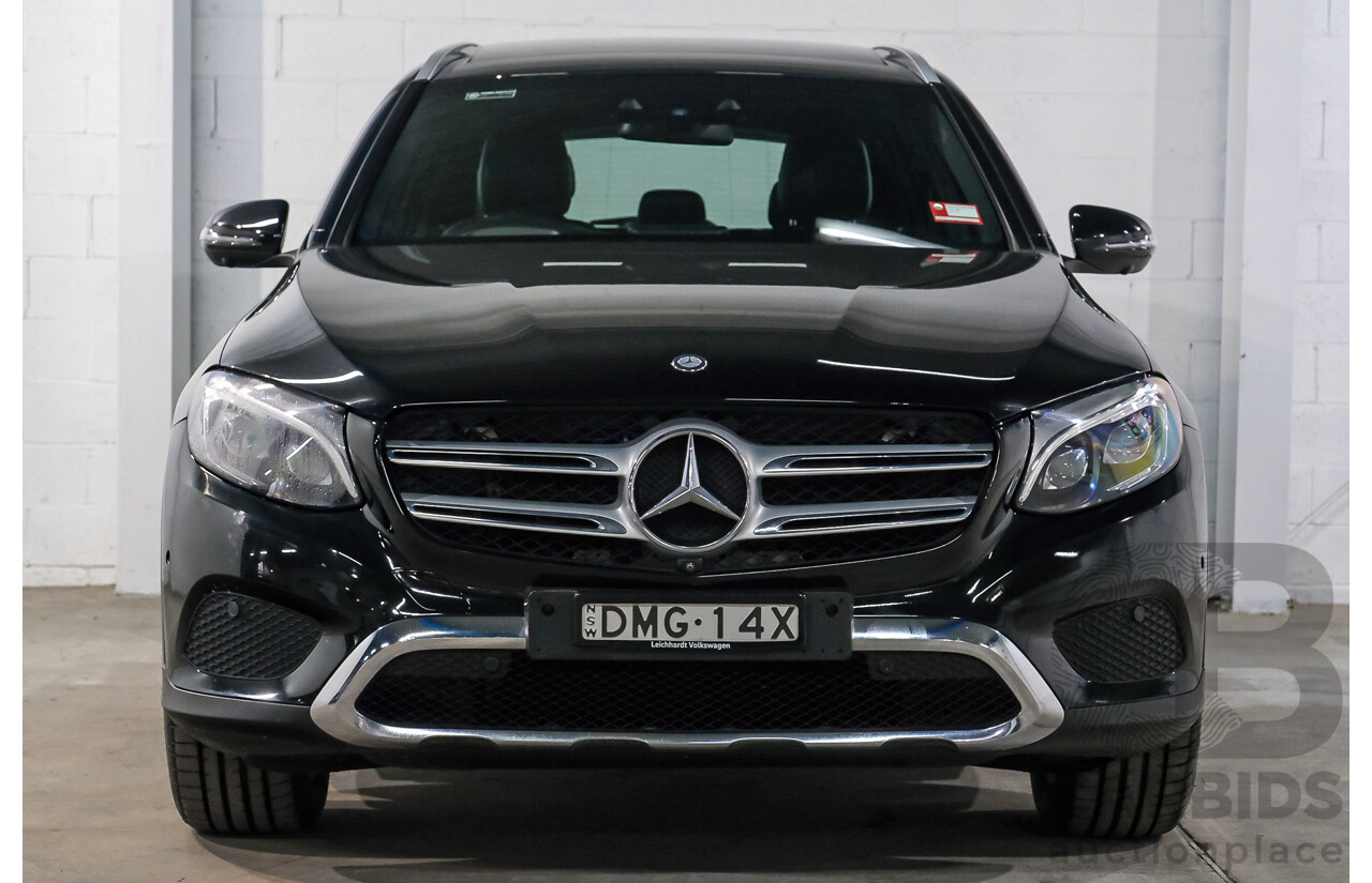 03/2016 Mercedes-Benz GLC 220d AWD 253 4d Wagon Obisidian Black Turbo Diesel 2.1L
