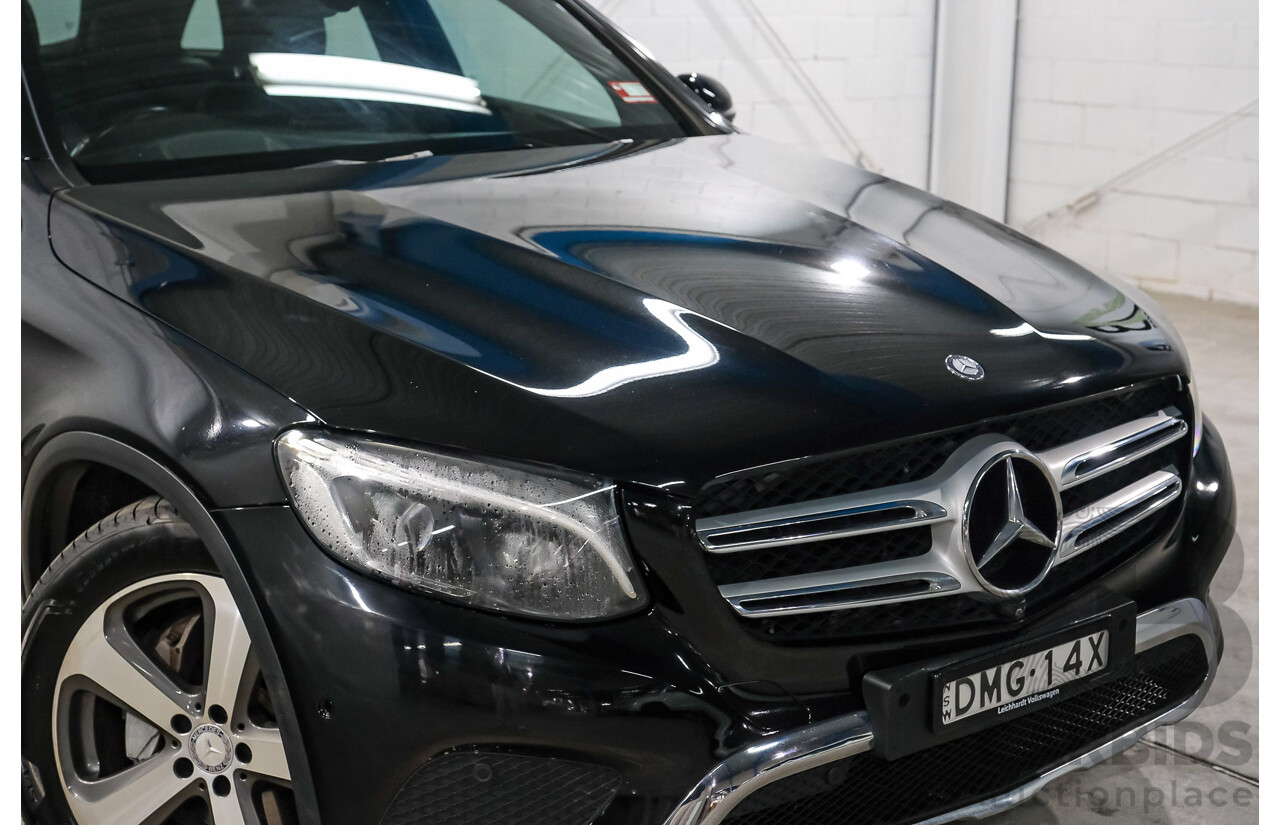 03/2016 Mercedes-Benz GLC 220d AWD 253 4d Wagon Obisidian Black Turbo Diesel 2.1L