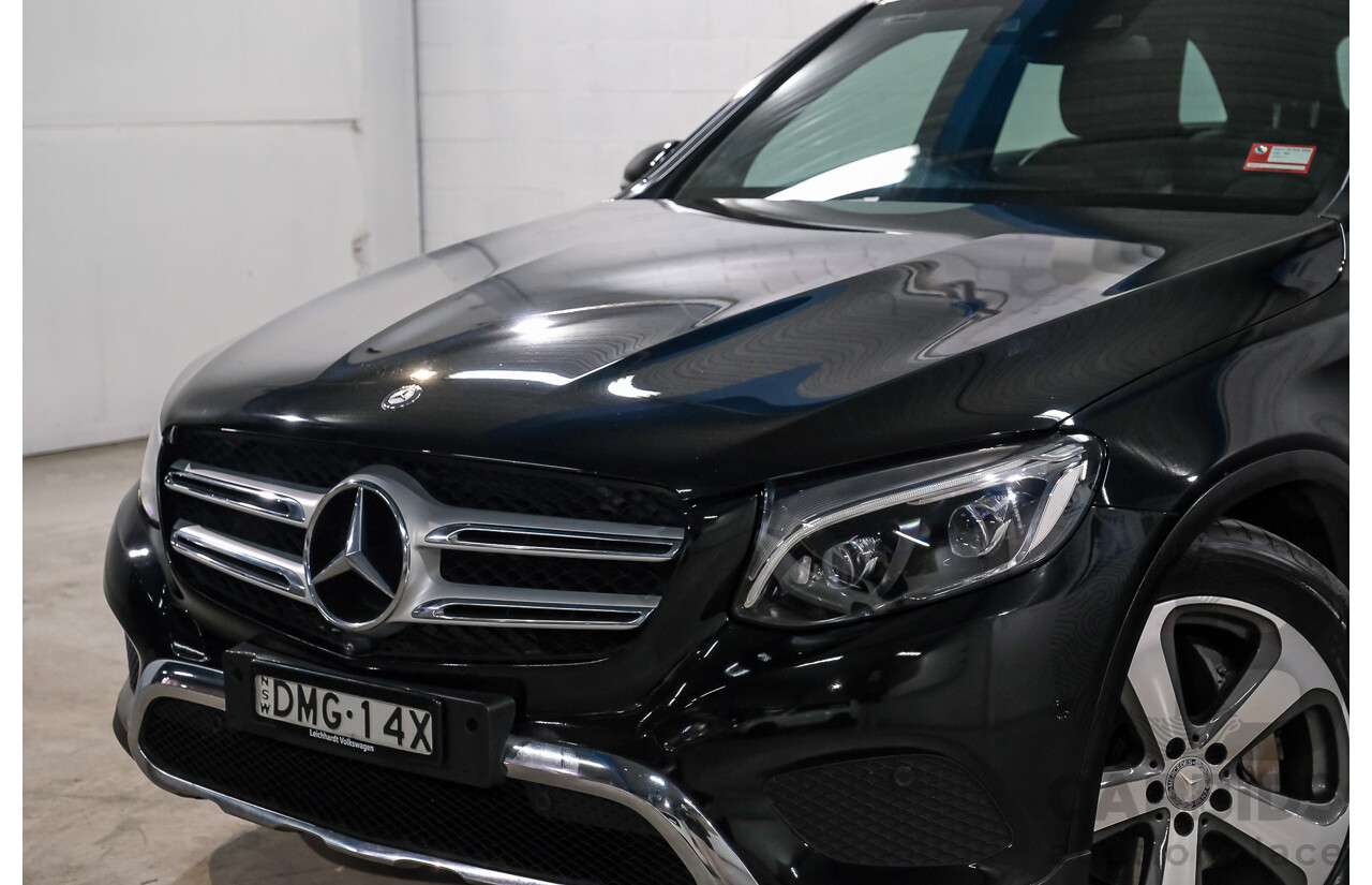 03/2016 Mercedes-Benz GLC 220d AWD 253 4d Wagon Obisidian Black Turbo Diesel 2.1L