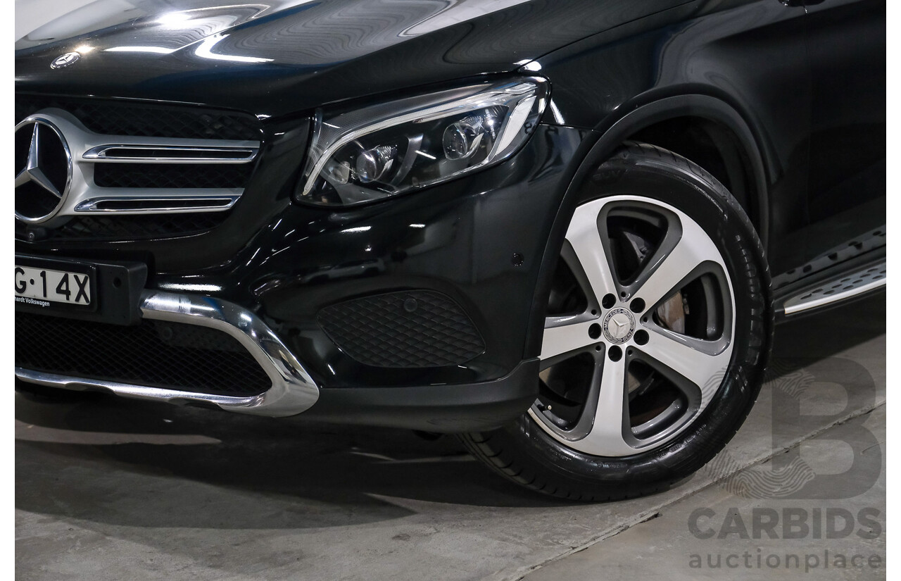 03/2016 Mercedes-Benz GLC 220d AWD 253 4d Wagon Obisidian Black Turbo Diesel 2.1L