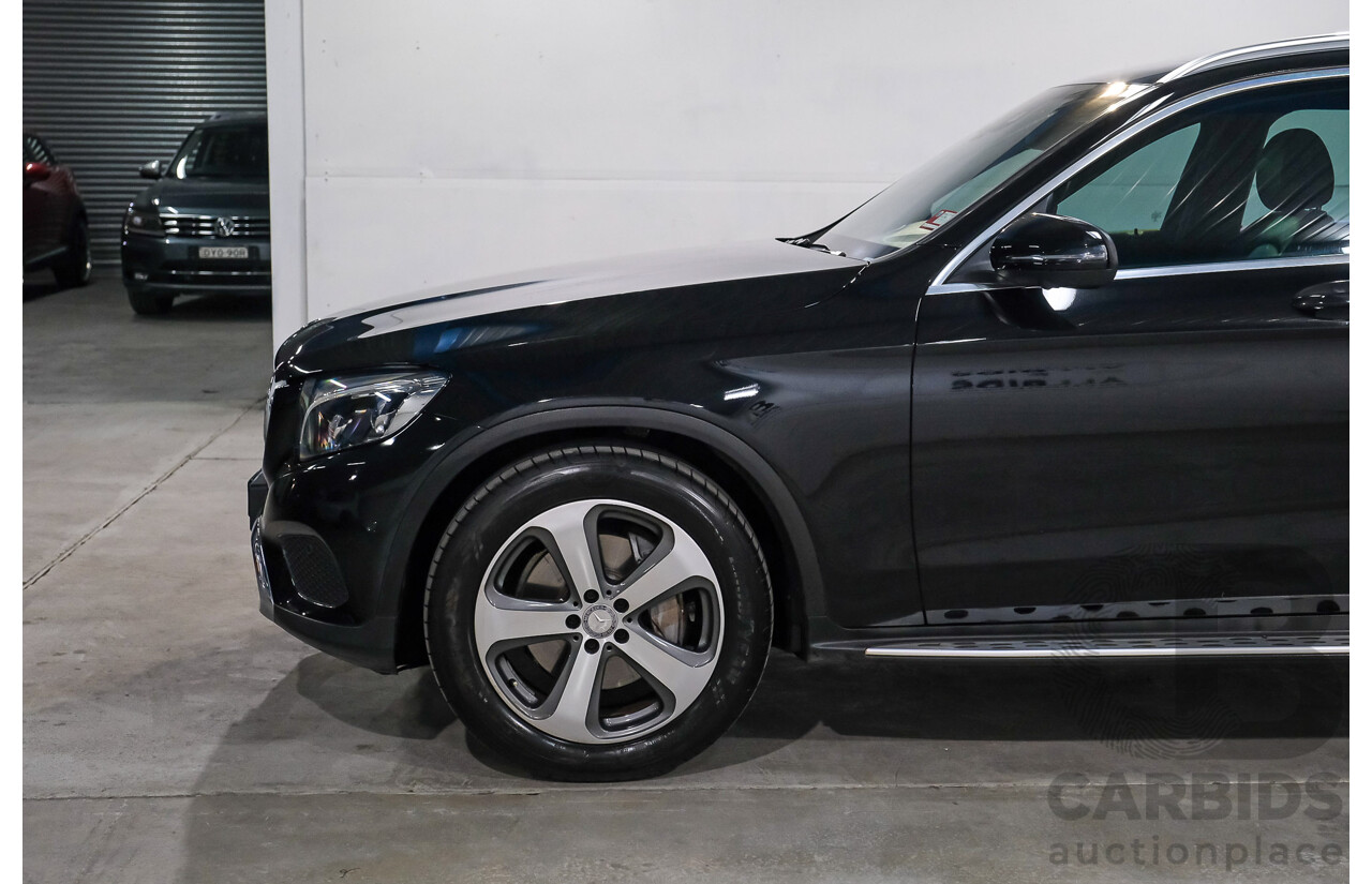 03/2016 Mercedes-Benz GLC 220d AWD 253 4d Wagon Obisidian Black Turbo Diesel 2.1L