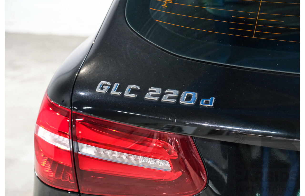 03/2016 Mercedes-Benz GLC 220d AWD 253 4d Wagon Obisidian Black Turbo Diesel 2.1L