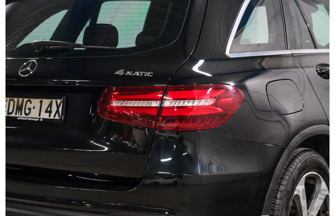 03/2016 Mercedes-Benz GLC 220d AWD 253 4d Wagon Obisidian Black Turbo Diesel 2.1L