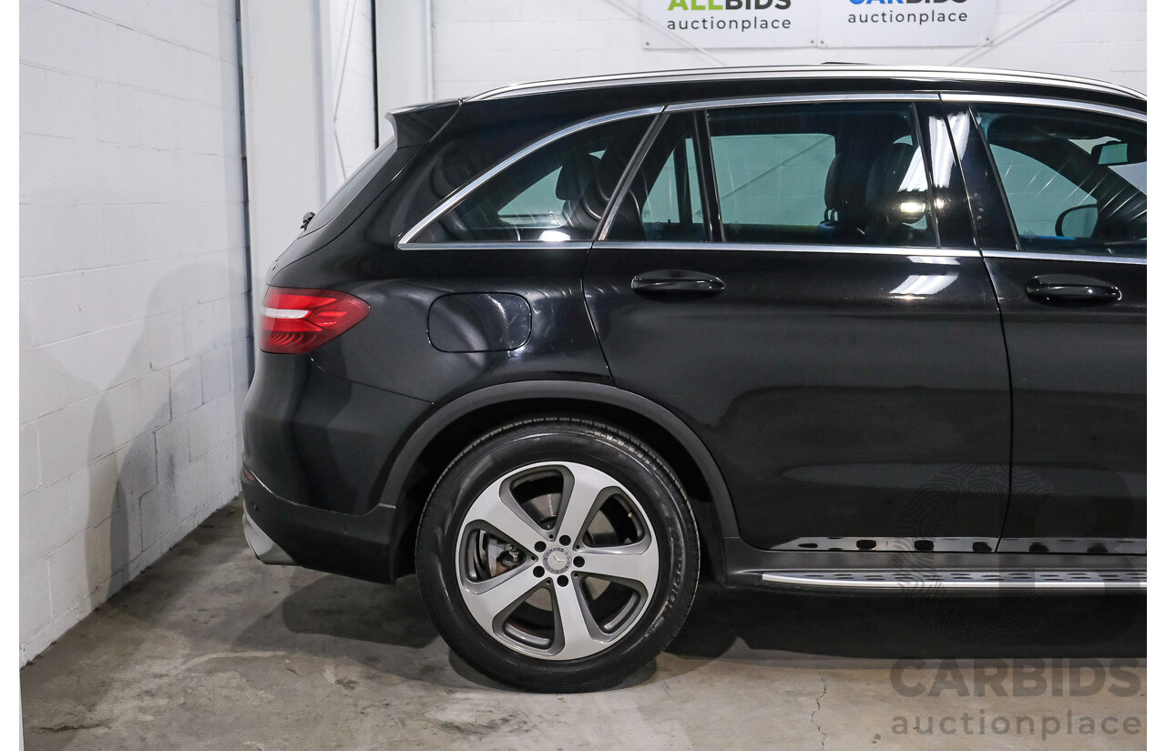 03/2016 Mercedes-Benz GLC 220d AWD 253 4d Wagon Obisidian Black Turbo Diesel 2.1L