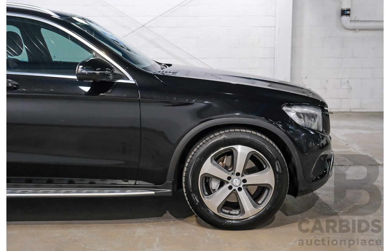 03/2016 Mercedes-Benz GLC 220d AWD 253 4d Wagon Obisidian Black Turbo Diesel 2.1L