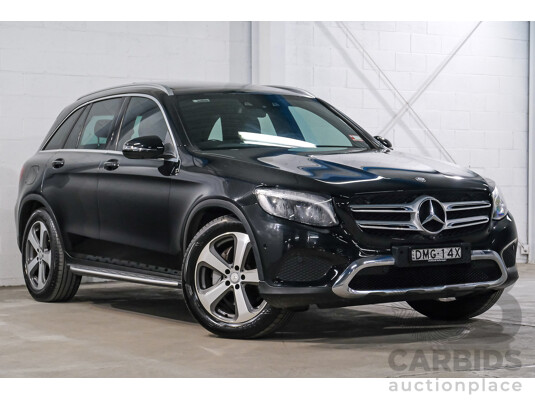 03/2016 Mercedes-Benz GLC 220d AWD 253 4d Wagon Obisidian Black Turbo Diesel 2.1L