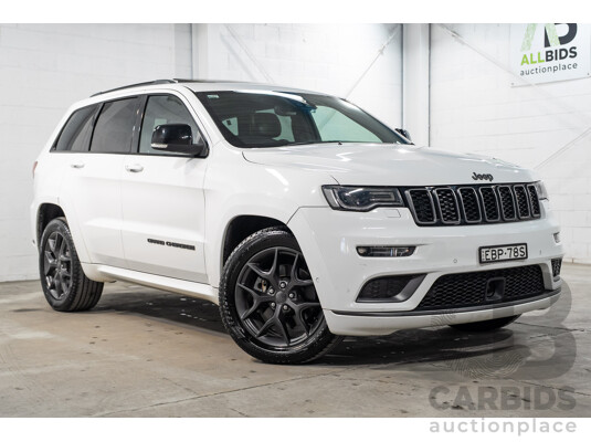 05/2019 Jeep Grand Cherokee S-Limited (4x4) WK MY19 4d Wagon Bright White 5.7L V8