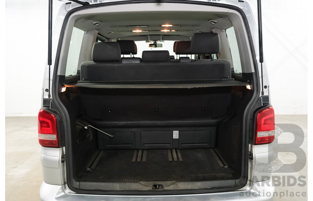 11/2013 Volkswagen Multivan Comfortline TDI340 T5 MY13 4D Wagon Reflex Silver Metallic Turbo Diesel 2.0L