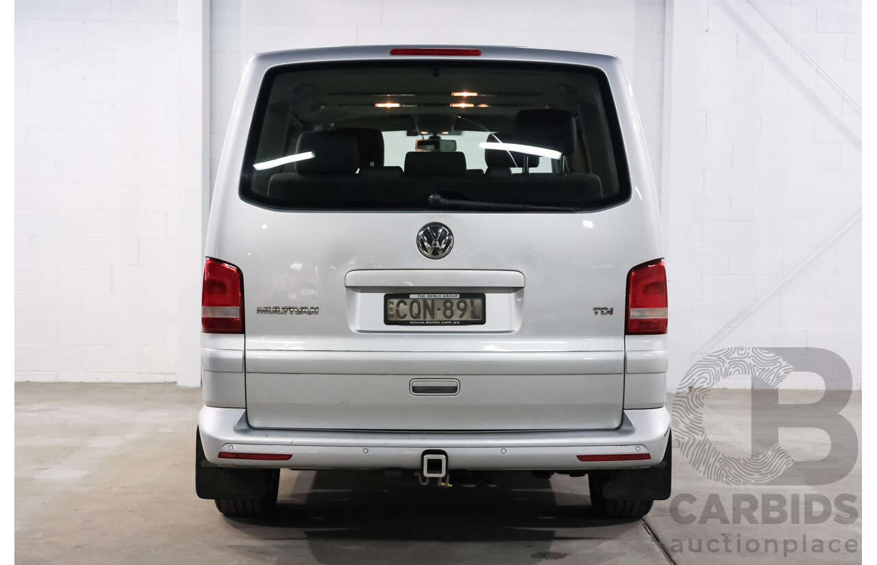 11/2013 Volkswagen Multivan Comfortline TDI340 T5 MY13 4D Wagon Reflex Silver Metallic Turbo Diesel 2.0L
