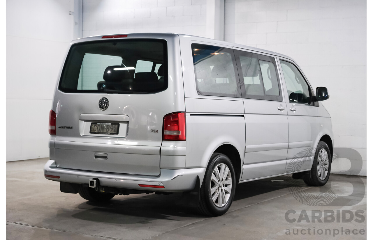 11/2013 Volkswagen Multivan Comfortline TDI340 T5 MY13 4D Wagon Reflex Silver Metallic Turbo Diesel 2.0L